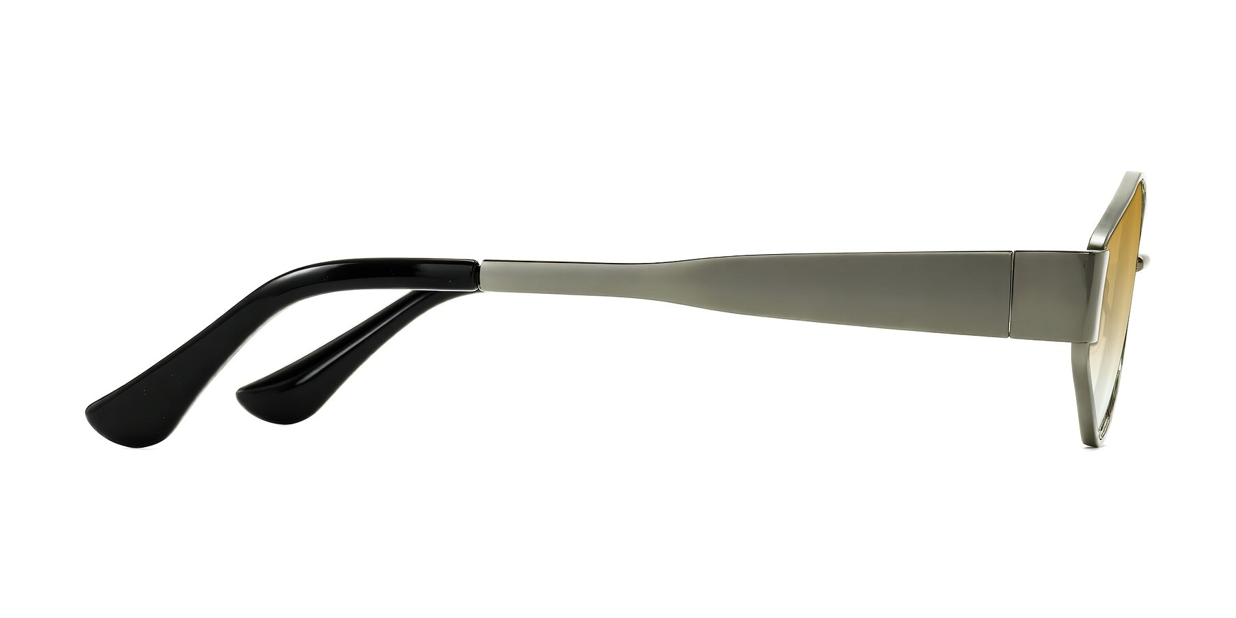 Side of Kadrid in Gunmetal with Champagne Gradient Lenses