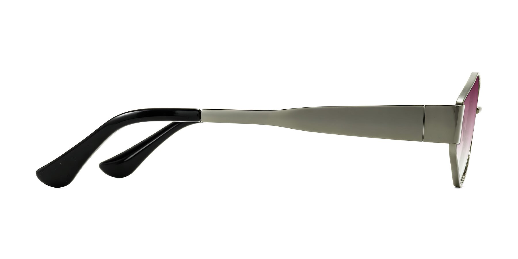 Side of Kadrid in Gunmetal with Wine Gradient Lenses