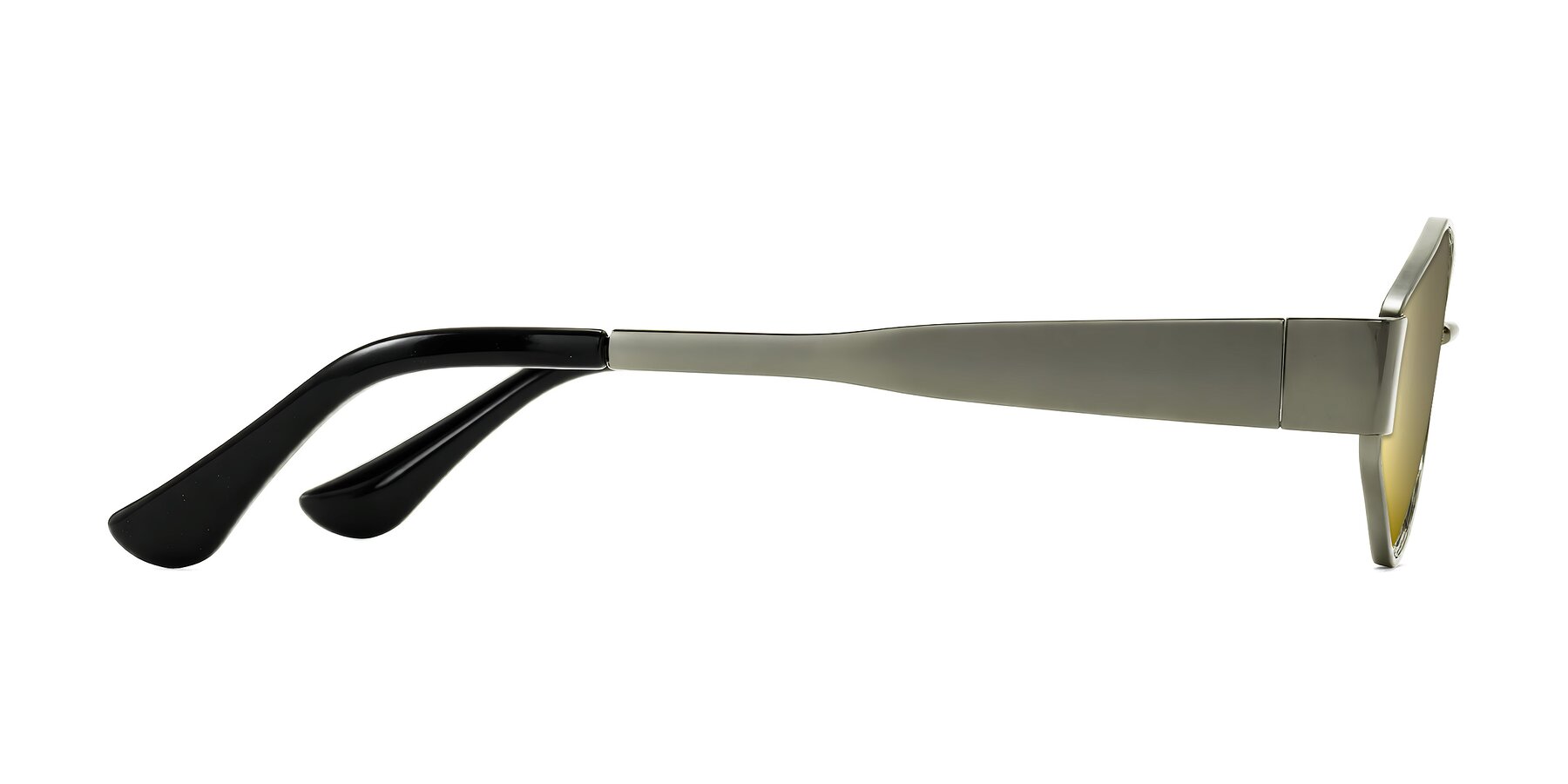 Side of Kadrid in Gunmetal with Gold Mirrored Lenses