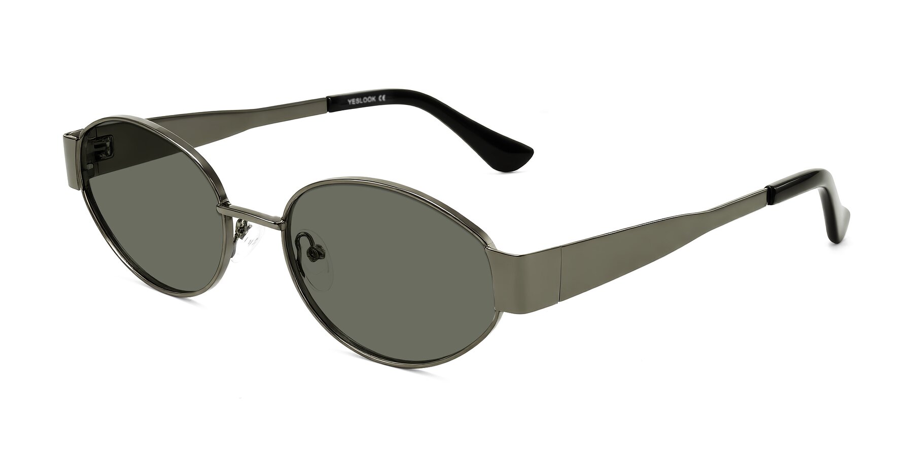 Angle of Kadrid in Gunmetal with Gray Polarized Lenses