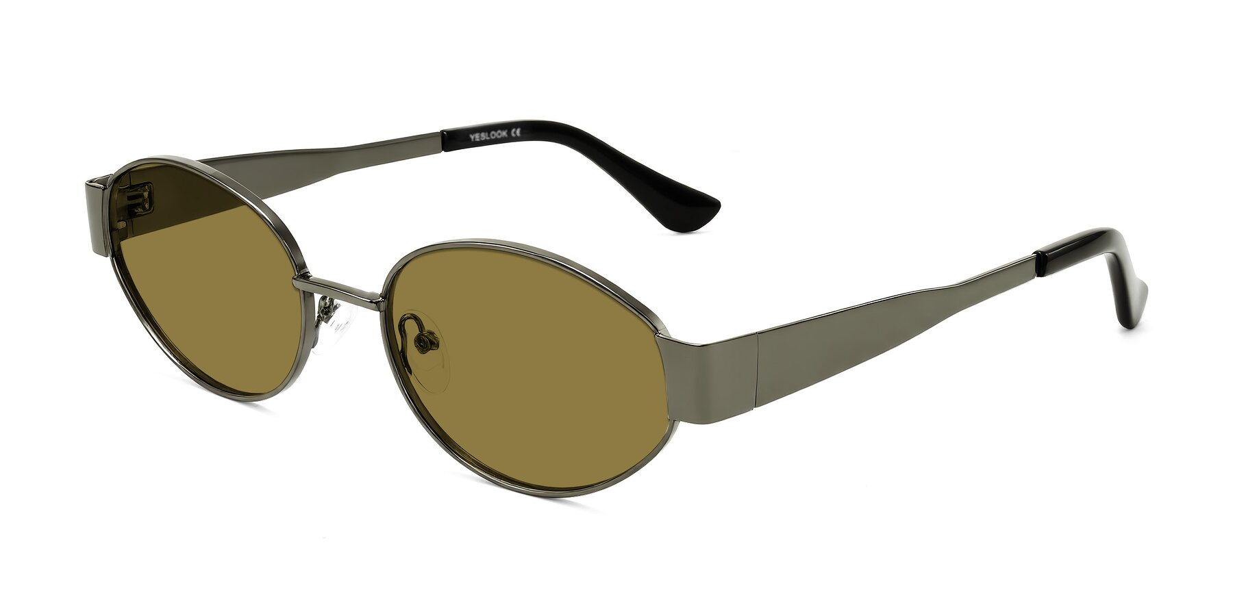 Angle of Kadrid in Gunmetal with Brown Polarized Lenses