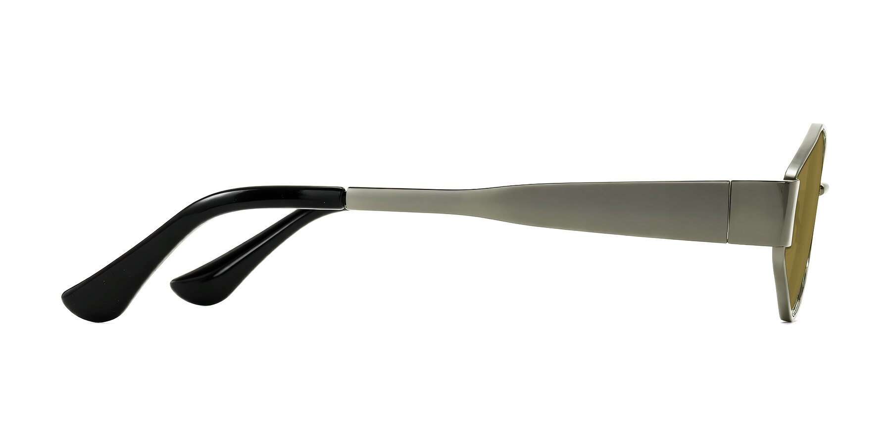 Side of Kadrid in Gunmetal with Brown Polarized Lenses