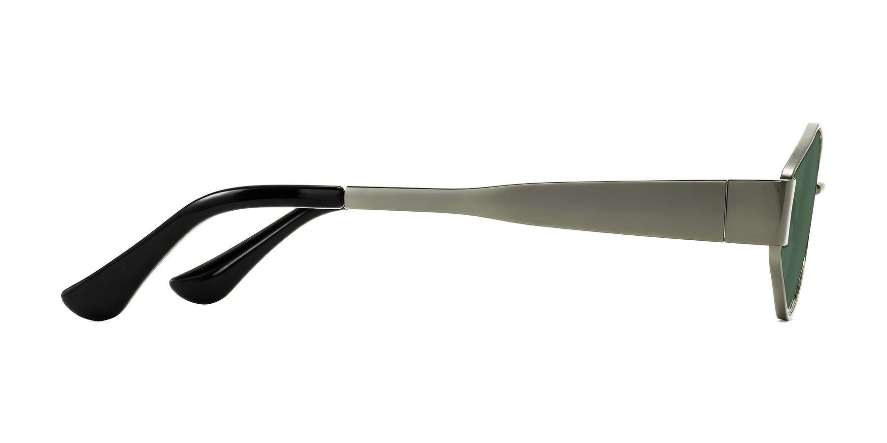 Side of Kadrid in Gunmetal with Green Polarized Lenses