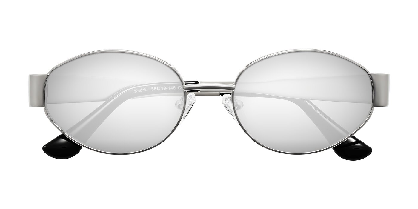Kadrid - Silver Flash Mirrored Sunglasses