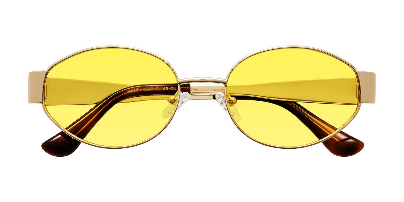 Kadrid - Gold Tinted Sunglasses