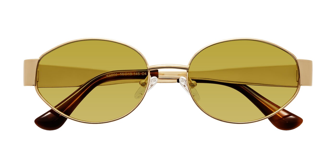 Kadrid - Gold Tinted Sunglasses