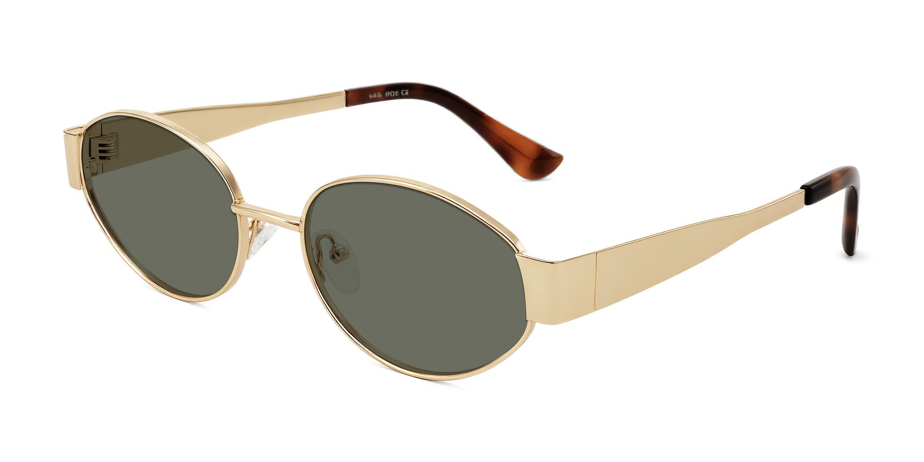 Angle of Kadrid in Gold with Gray Polarized Lenses