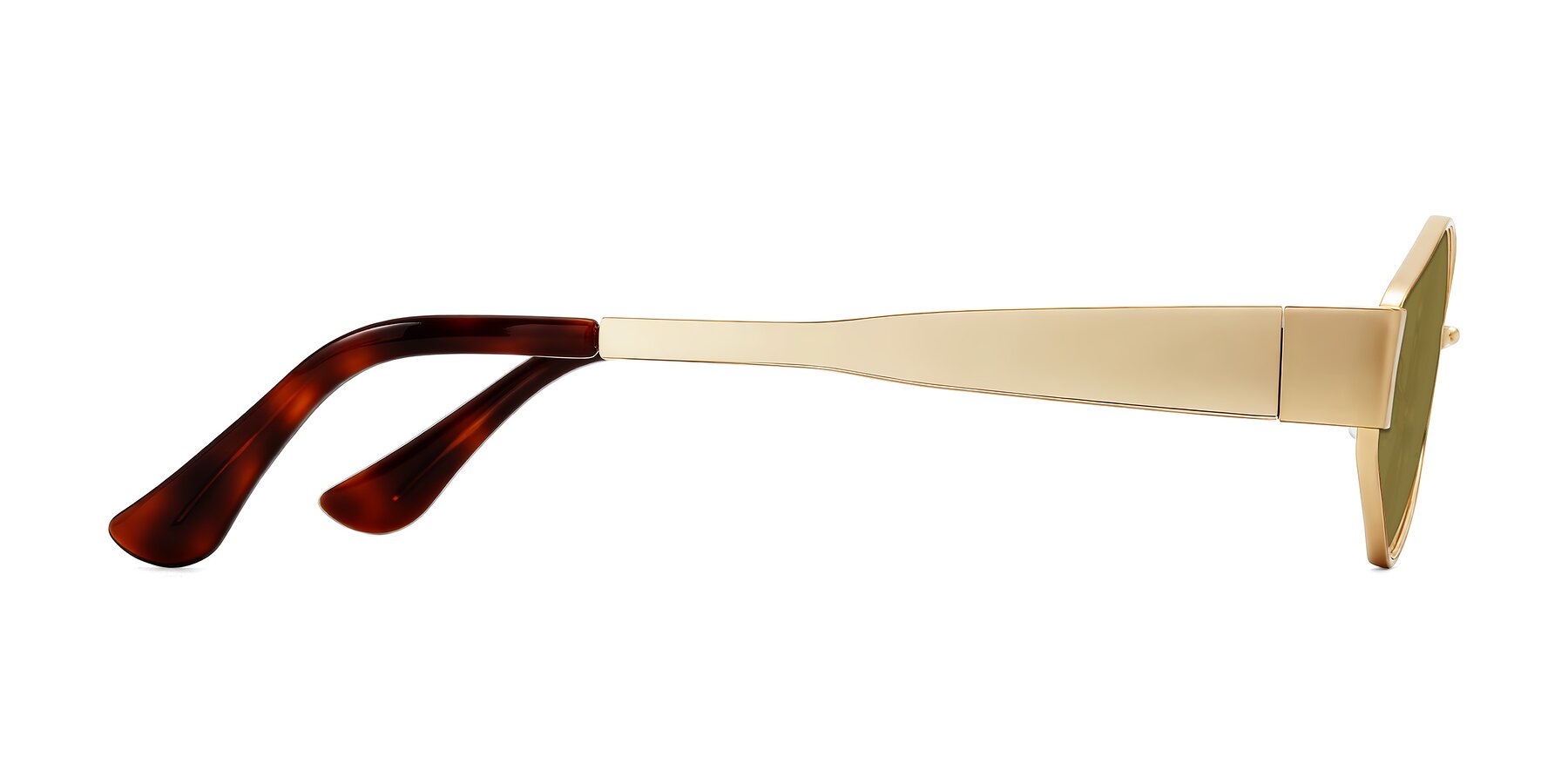 Side of Kadrid in Gold with Brown Polarized Lenses