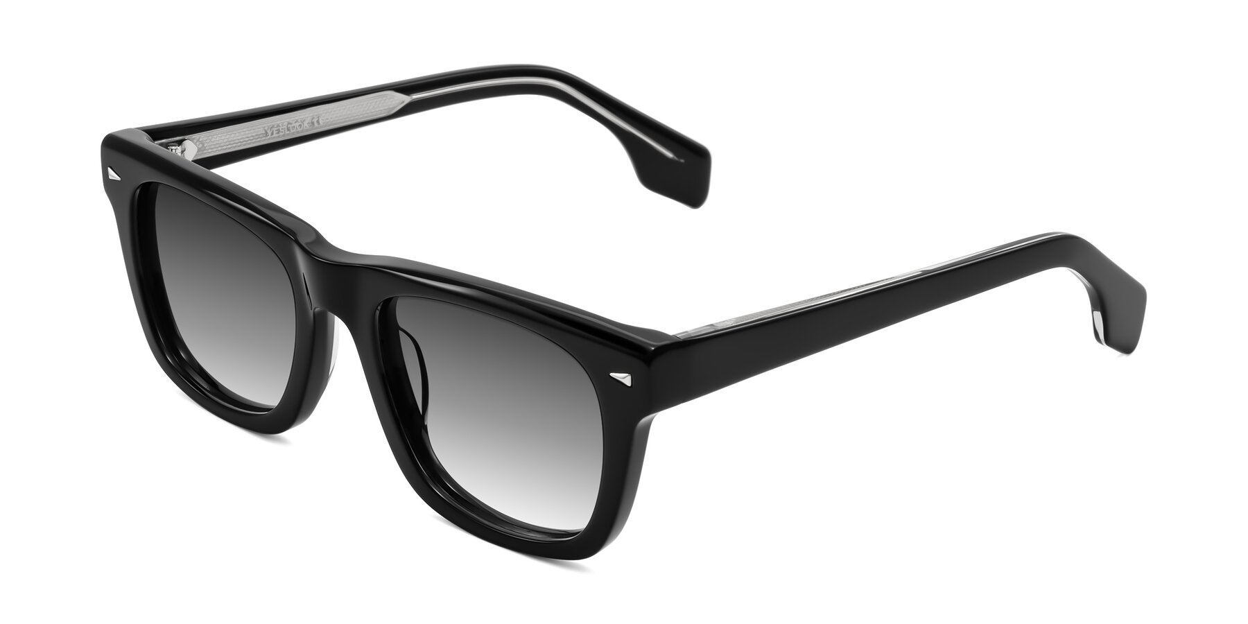 Angle of Nesse in Black with Gray Gradient Lenses