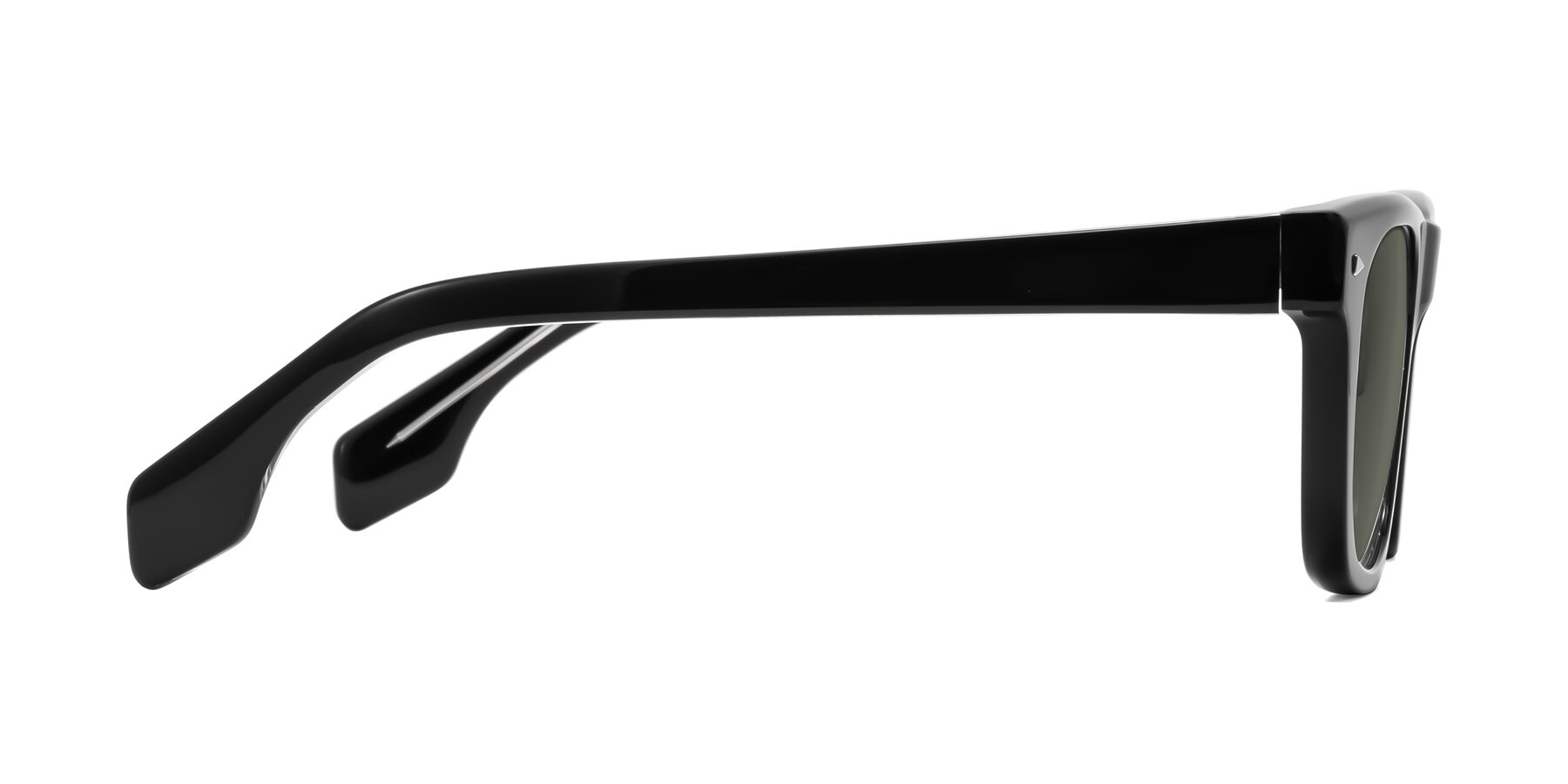 Side of Nesse in Black with Gray Polarized Lenses