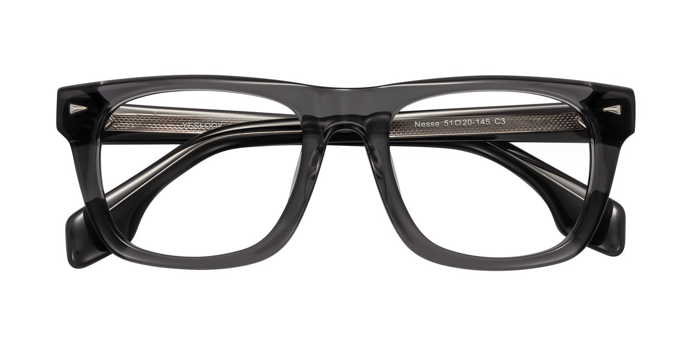 Nesse - Transparent Gray Eyeglasses