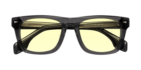 Front of Nesse in Transparent Gray