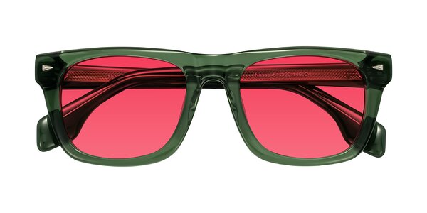 Front of Nesse in Transparent Green