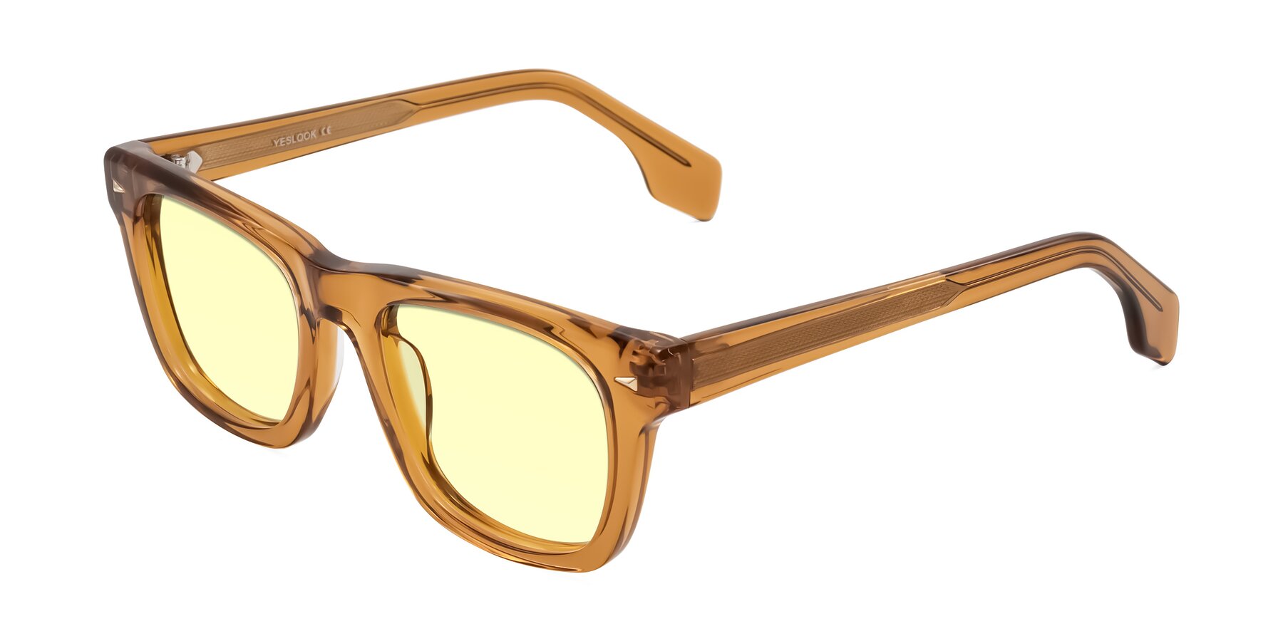 Angle of Nesse in Amber with Light Yellow Tinted Lenses