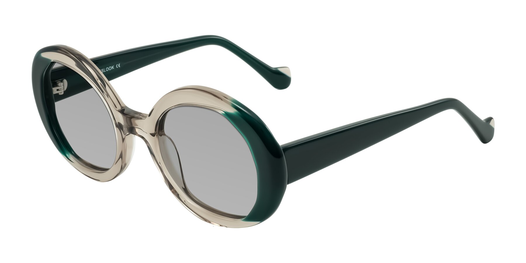 Angle of Rao in Gray/Dark Green with Light Gray Tinted Lenses