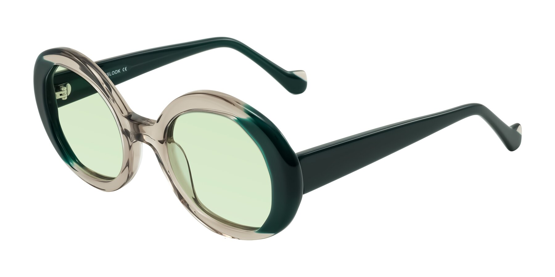 Angle of Rao in Gray/Dark Green with Light Green Tinted Lenses