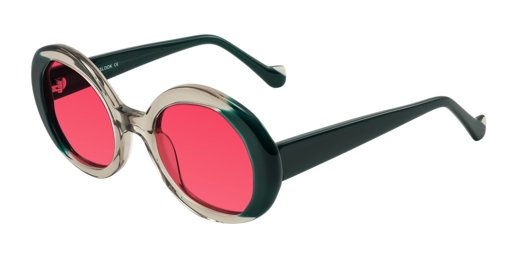 Angle of Rao in Gray/Dark Green with Red Tinted Lenses