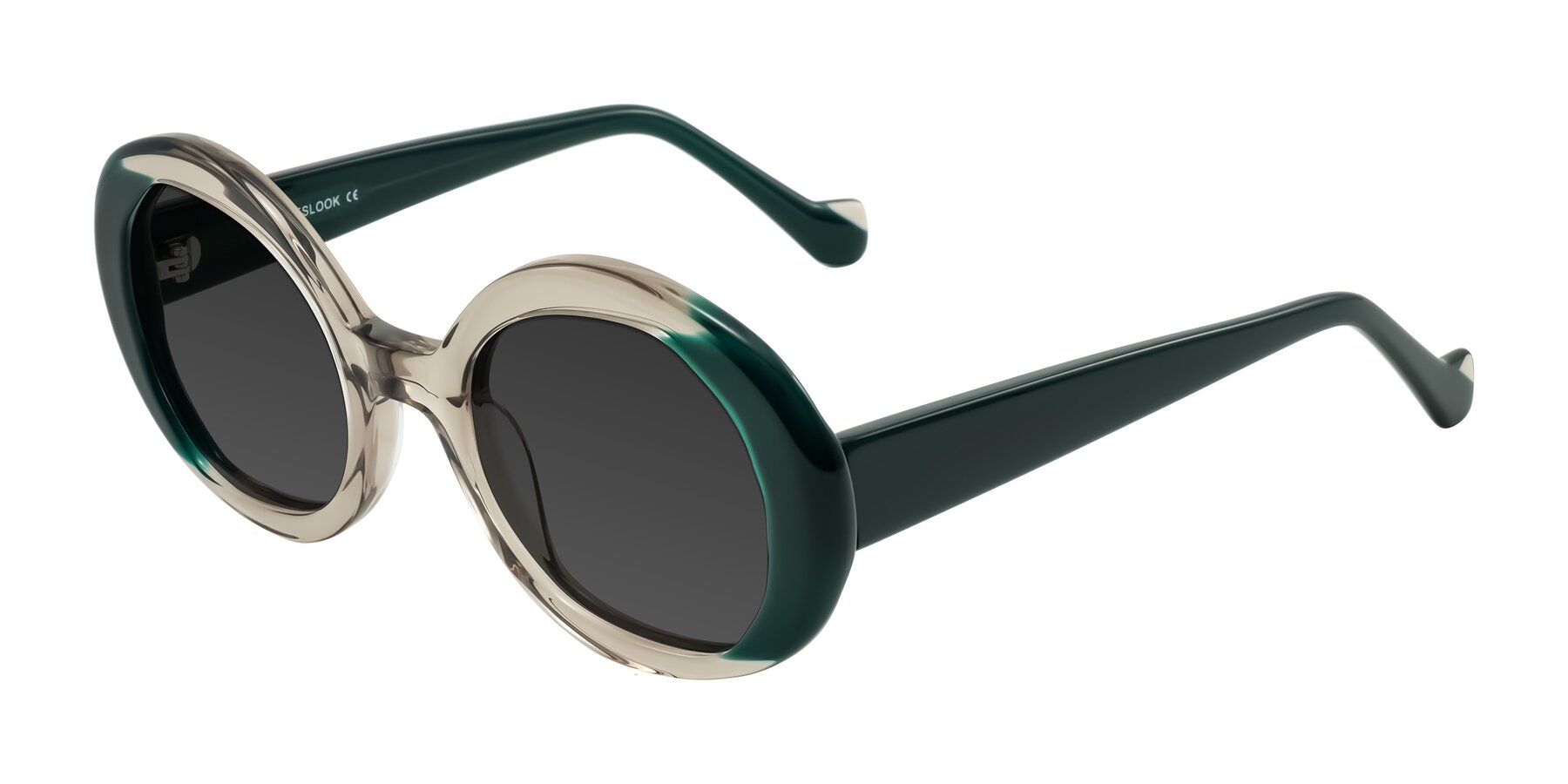 Angle of Rao in Gray/Dark Green with Gray Tinted Lenses