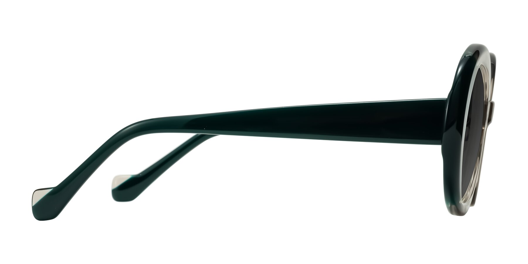 Side of Rao in Gray/Dark Green with Gray Tinted Lenses