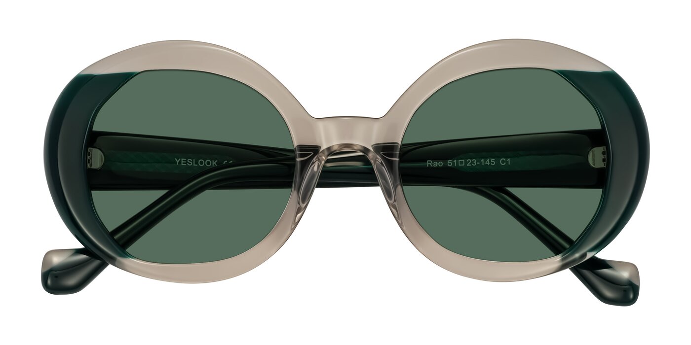 Rao - Gray/Dark Green Polarized Sunglasses