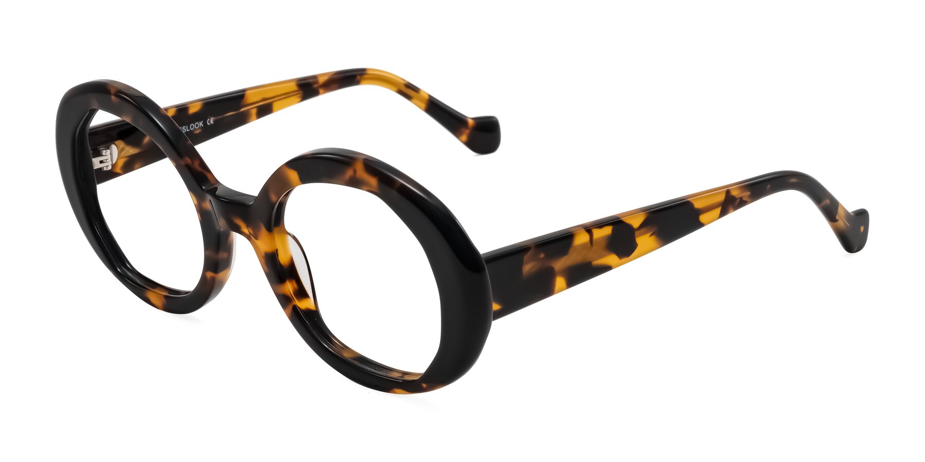 Angle of Rao in Tortoise/Black with Clear Eyeglass Lenses