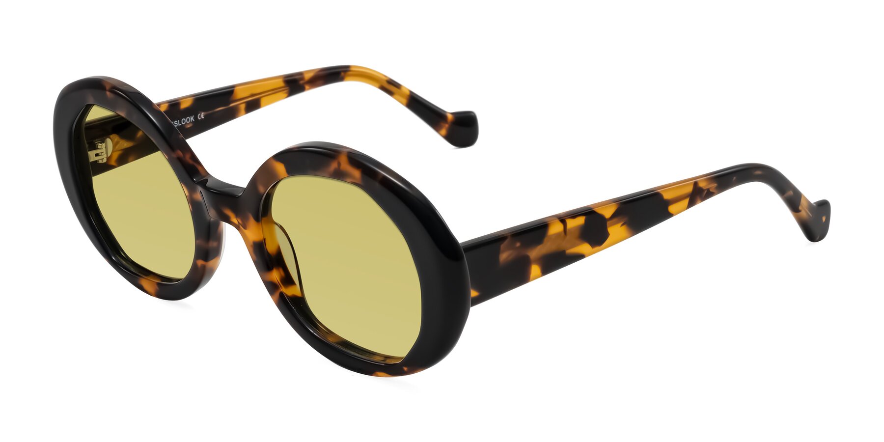 Angle of Rao in Tortoise/Black with Medium Champagne Tinted Lenses