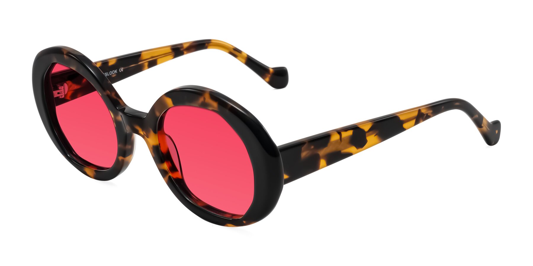 Angle of Rao in Tortoise/Black with Red Tinted Lenses