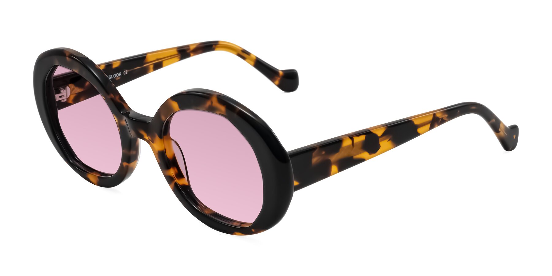 Angle of Rao in Tortoise/Black with Light Wine Tinted Lenses