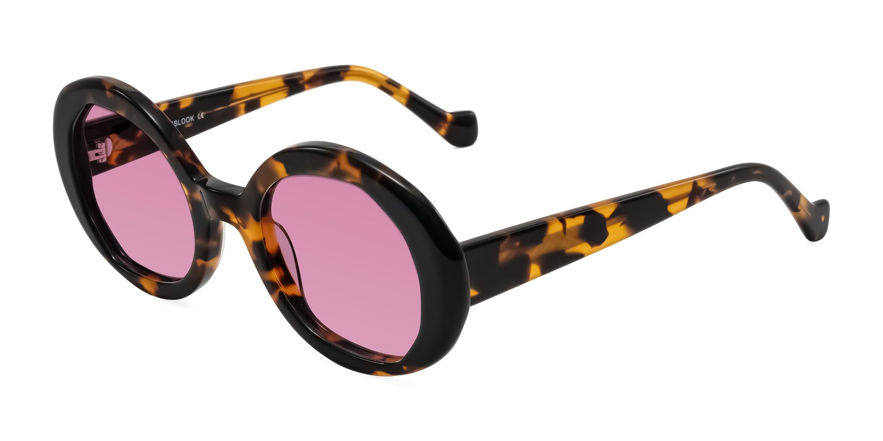 Angle of Rao in Tortoise/Black with Medium Wine Tinted Lenses