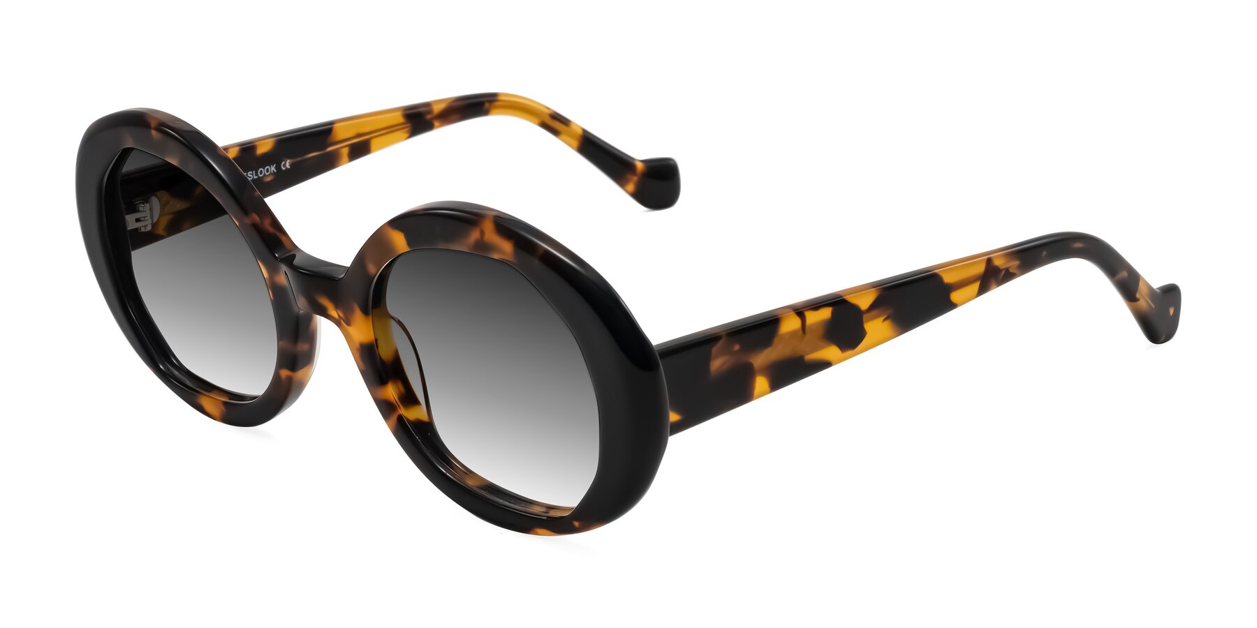 Angle of Rao in Tortoise/Black with Gray Gradient Lenses