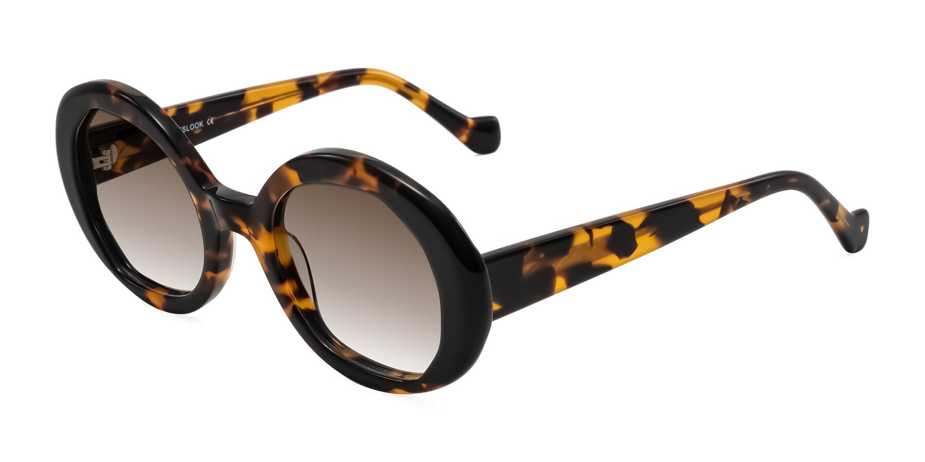 Angle of Rao in Tortoise/Black with Brown Gradient Lenses