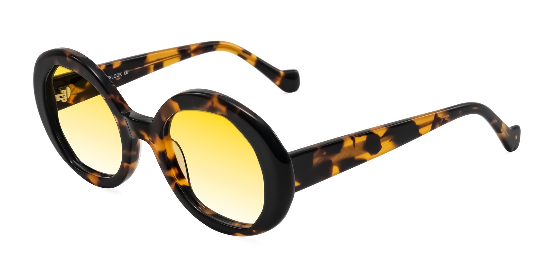 Angle of Rao in Tortoise/Black with Yellow Gradient Lenses