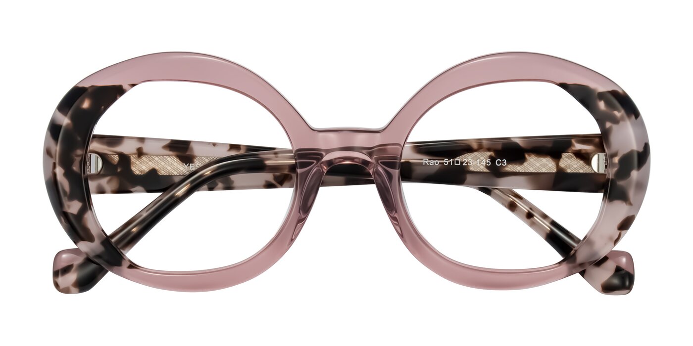 Rao - Pink/Ivory Tortoise Eyeglasses