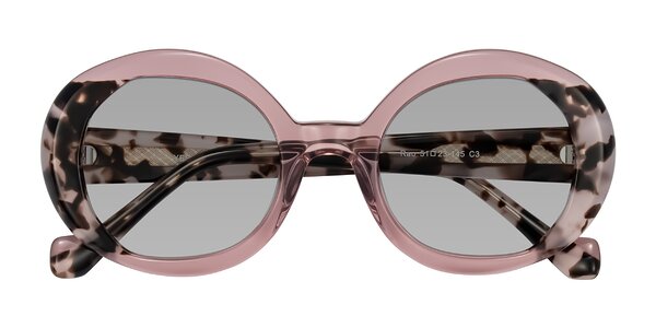 Front of Rao in Pink/Ivory Tortoise