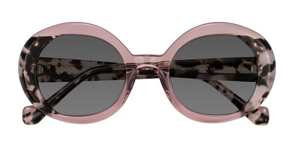 Front of Rao in Pink/Ivory Tortoise