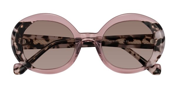 Front of Rao in Pink/Ivory Tortoise