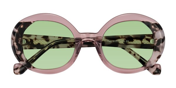 Front of Rao in Pink/Ivory Tortoise