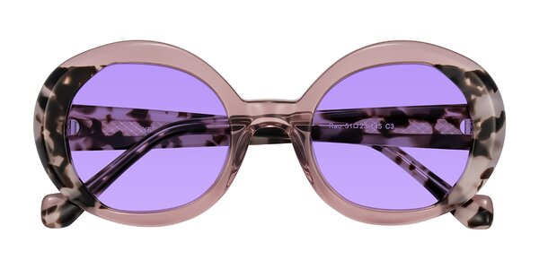 Front of Rao in Pink/Ivory Tortoise