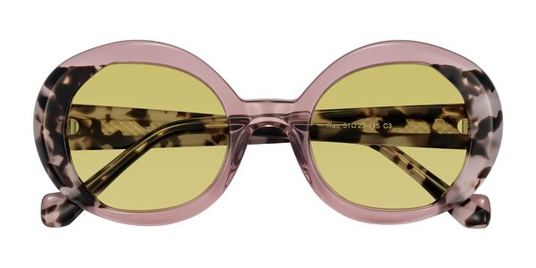 Front of Rao in Pink/Ivory Tortoise