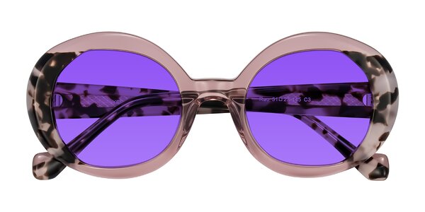 Front of Rao in Pink/Ivory Tortoise