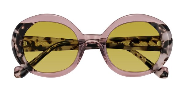 Front of Rao in Pink/Ivory Tortoise