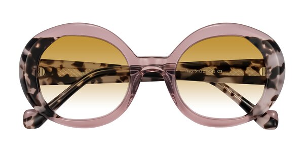 Front of Rao in Pink/Ivory Tortoise