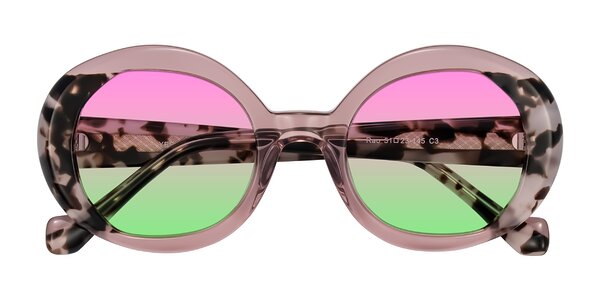 Front of Rao in Pink/Ivory Tortoise