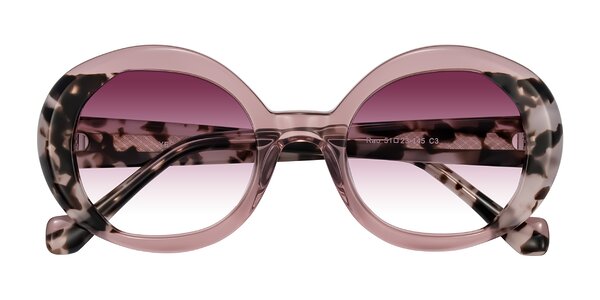 Front of Rao in Pink/Ivory Tortoise