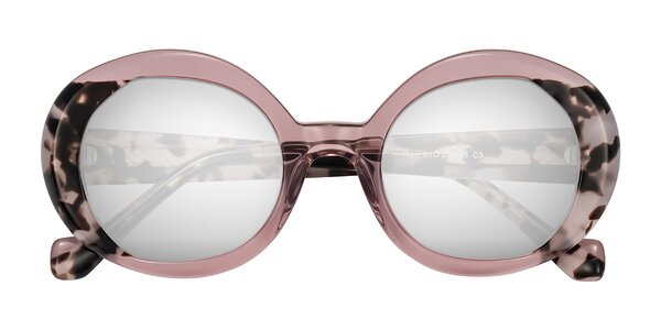 Front of Rao in Pink/Ivory Tortoise