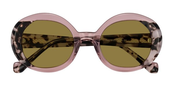 Front of Rao in Pink/Ivory Tortoise