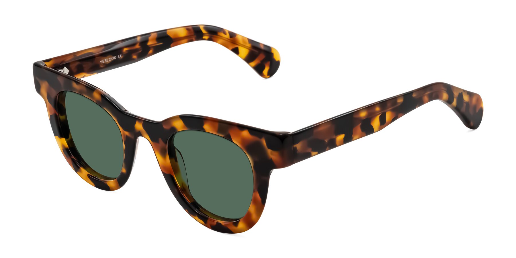 Angle of Embracing in Tortoise with Green Polarized Lenses