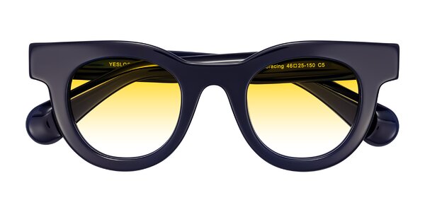 Front of Embracing in Dark Navy