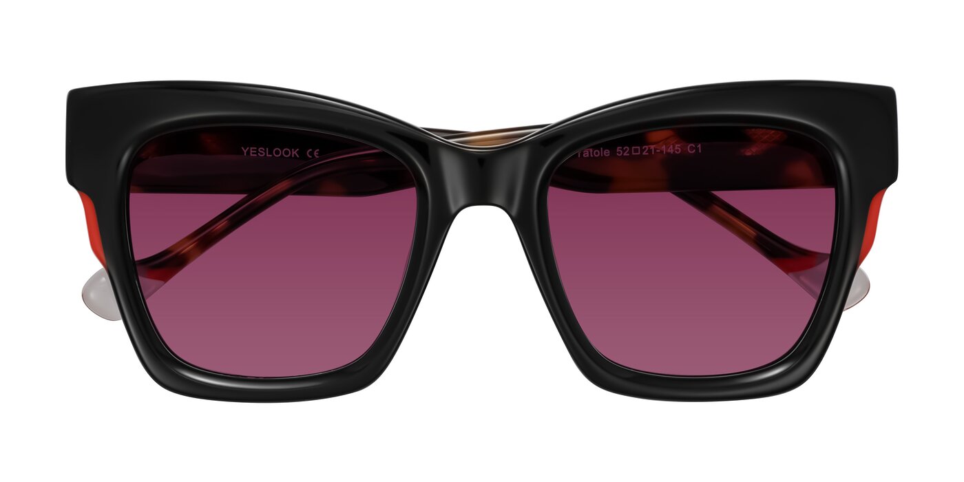 Yatole - Black/Tortoise Tinted Sunglasses