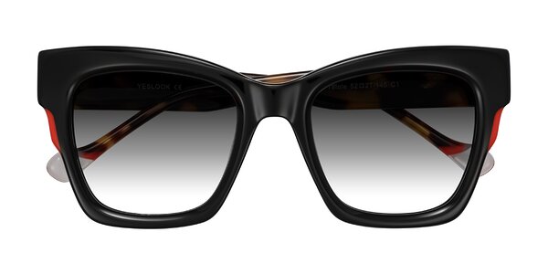 Front of Yatole in Black/Tortoise